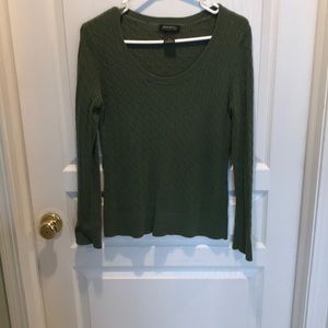 Eddie Bauer size large green ladies sweater
